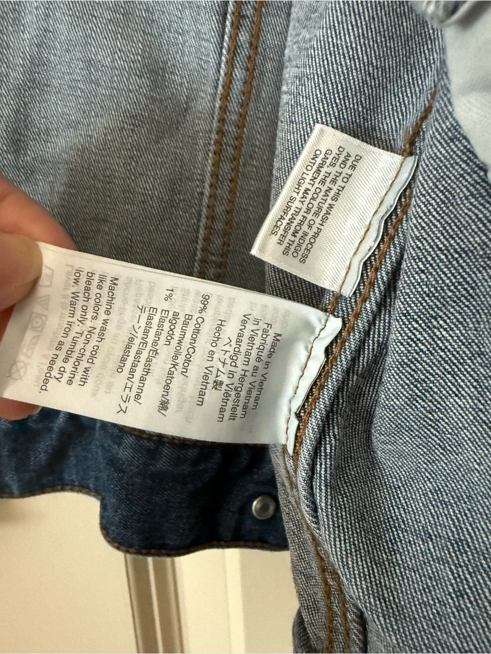 J Crew Mercantile Women's Blue Denim Jacket size  Large